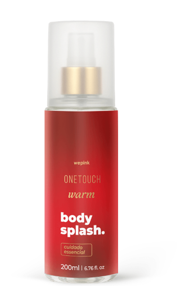 Body Splash One Touch Warm Desodorante Colônia 200ml - Wepink