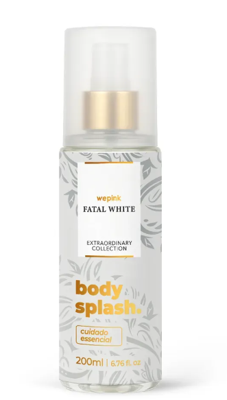 Body Splash Fatal White Desodorante Colônia 200ml - Wepink