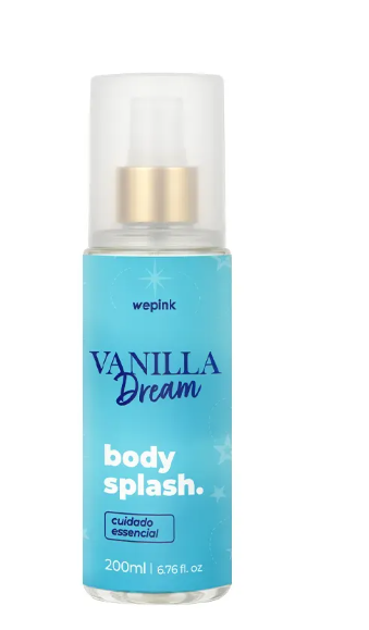 Body Splash Vanilla Dream Desodorante Colônia 200ml - Wepink