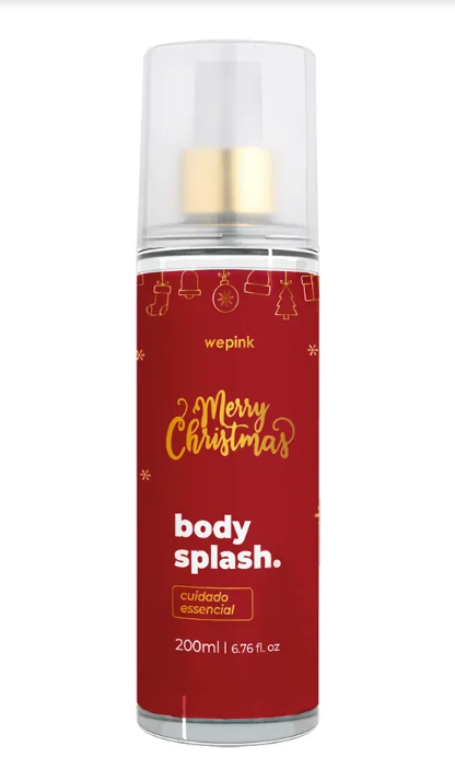 Body Splash Merry Christmas Desodorante Colônia 200ml – Wepink