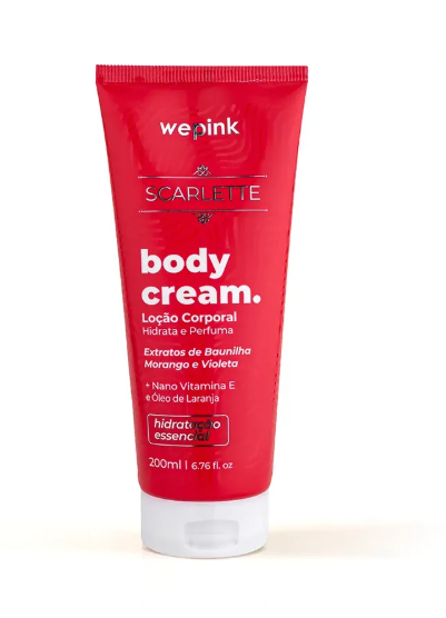 Body Cream Scarlette Desodorante Hidratante 200ml - Wepink
