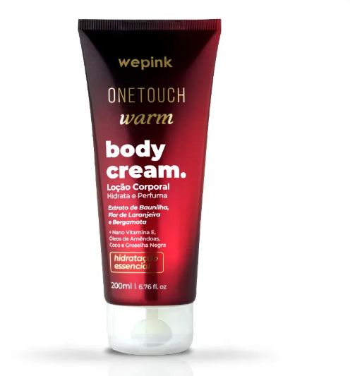 Body Cream One Touch Warm Desodorante Hidratante 200ml - Wepink