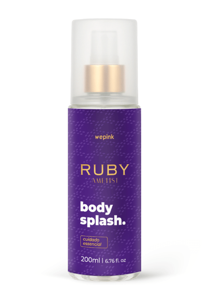 Body Splash Ruby Ametist Desodorante Colônia 200ml - Wepink