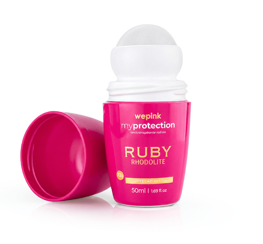 Desodorante Antitranspirante Roll-on Ruby Rhodolite 50ml - Wepink