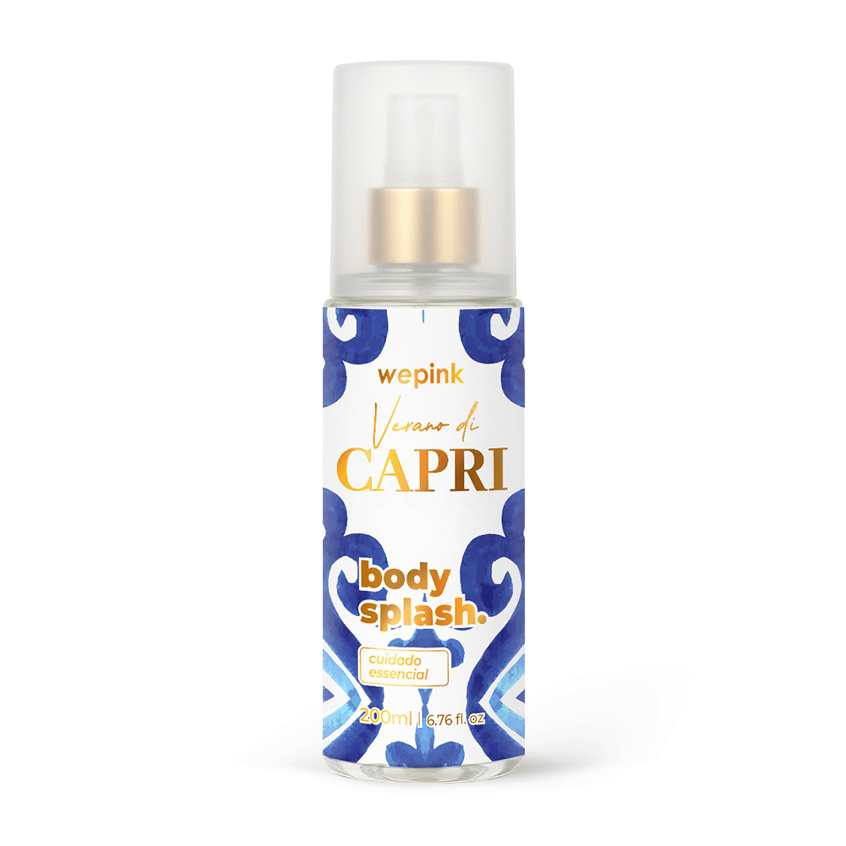Body Splash Verano Di Capri Desodorante Colônia 200ml - Wepink