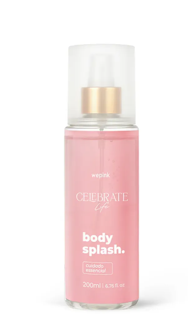 Body Splash Celebrate Life Desodorante Colônia 200ml - Wepink