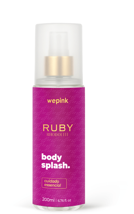 Body Splash Ruby Rhodolite Desodorante Colônia 200ml - Wepink