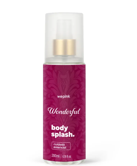Body Splash Wonderful Desodorante Colônia 200ml - Wepink