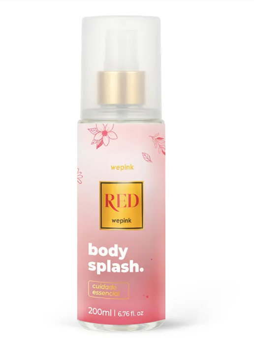 Body Splash Red Desodorante Colônia 200ml - Wepink