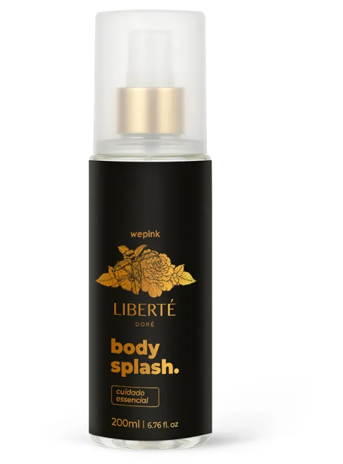 Body Splash Liberté Doré Desodorante Colônia 200ml - Wepink