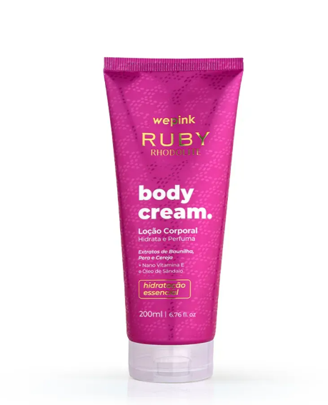 Body Cream Ruby Rhodolite Desodorante Hidratante 200ml - Wepink
