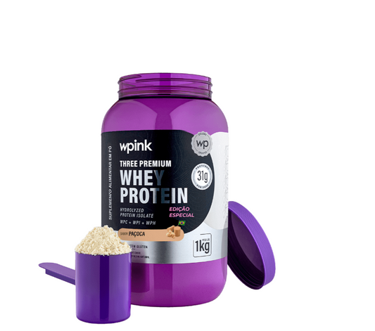 three premium whey protein paçoca 3W - (1kg) - wp