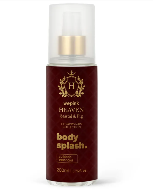 Body Splash Heaven Santal & Fig Desodorante Colônia 200ml - Wepink