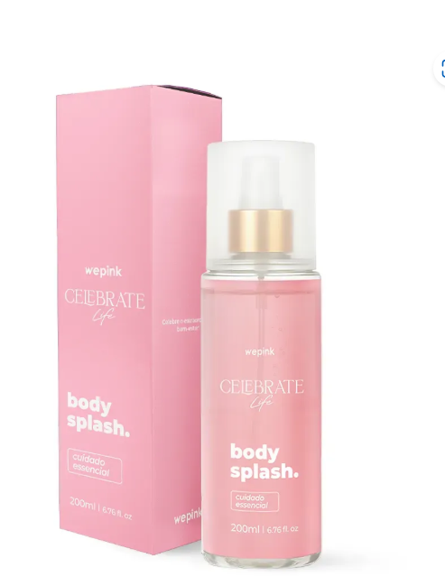 Body Splash Celebrate Life Desodorante Colônia 200ml - Wepink