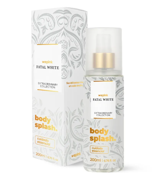 Body Splash Fatal White Desodorante Colônia 200ml - Wepink