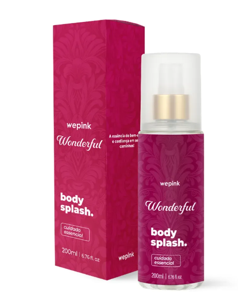 Body Splash Wonderful Desodorante Colônia 200ml - Wepink
