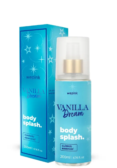 Body Splash Vanilla Dream Desodorante Colônia 200ml - Wepink