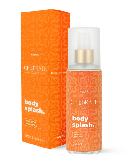 Body Splash Celebrate Sunset Desodorante Colônia 200ml - Wepink