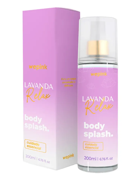 Body Splash Lavanda Relax Desodorante Colônia 200ml - Wepink