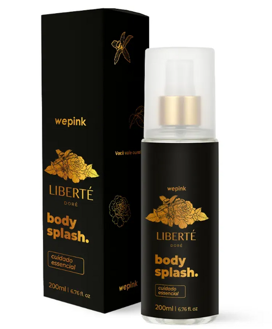 Body Splash Liberté Doré Desodorante Colônia 200ml - Wepink