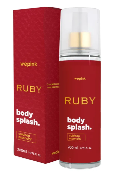 Body Splash Ruby Desodorante Colônia 200ml - Wepink