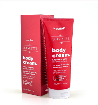 Body Cream Scarlette Desodorante Hidratante 200ml - Wepink