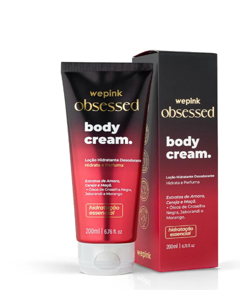 Body Cream Obsessed Desodorante Hidratante 200ml - Wepink