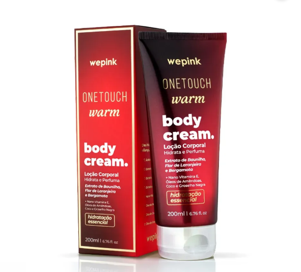 Body Cream One Touch Warm Desodorante Hidratante 200ml - Wepink