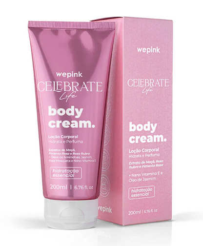 Body Cream Celebrate Life Desodorante Hidratante 200ml - Wepink