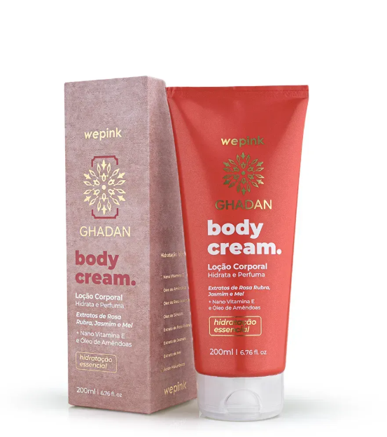 Body Cream Ghadan Desodorante Hidratante 200ml - Wepink