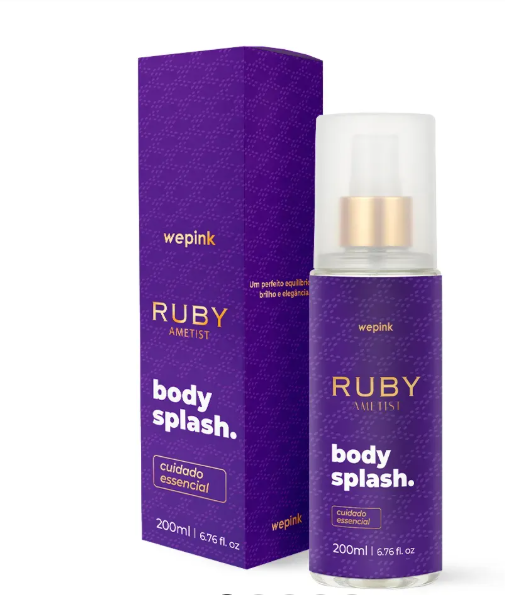 Body Splash Ruby Ametist Desodorante Colônia 200ml - Wepink