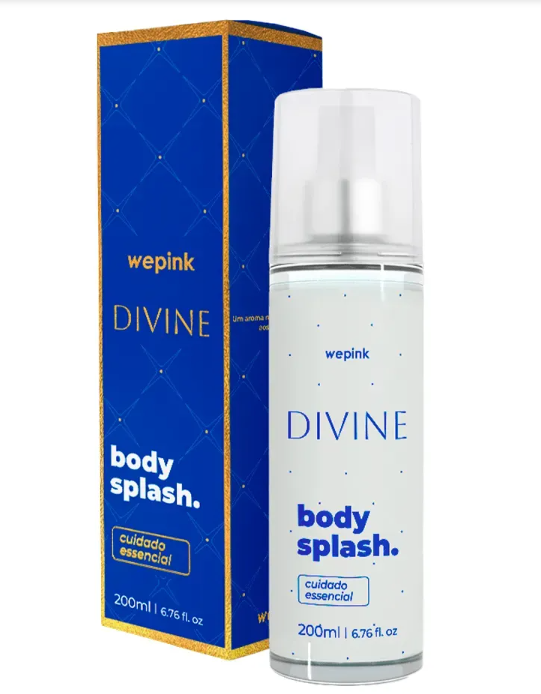 Body Splash Divine Desodorante Colônia 200ml - Wepink