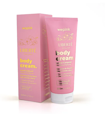 Body Cream Liberté Exclusif Desodorante Hidratante 200ml - Wepink