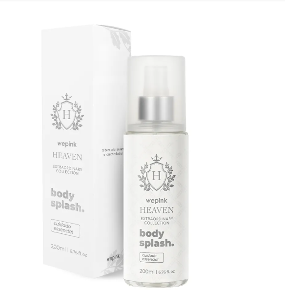 Body Splash Heaven Desodorante Colônia 200ml - Wepink
