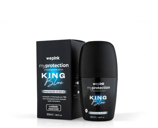 Desodorante Antitranspirante Roll-on King Blue 50ml - Wepink