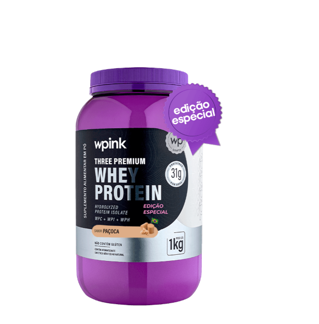 three premium whey protein paçoca 3W - (1kg) - wp