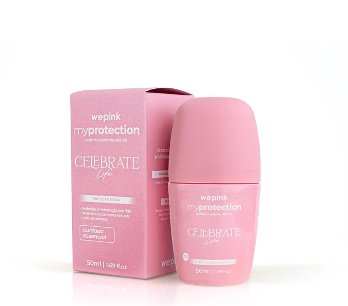Desodorante Antitranspirante Roll-on Celebrate Life 50ml - Wepink