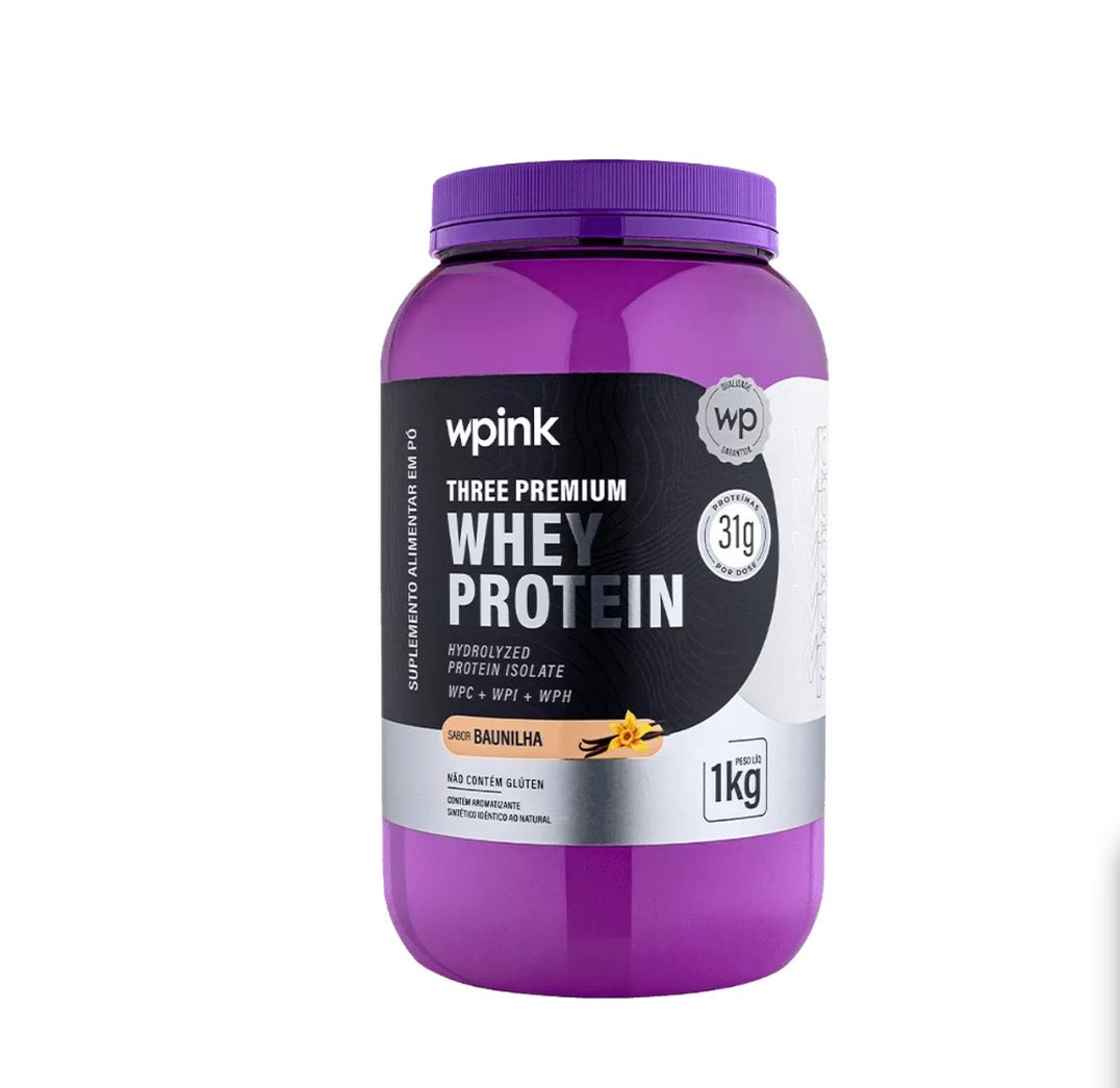 three premium whey protein baunilha 3W - (1kg) - wp