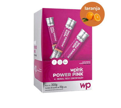 power pink de laranja - pré-treino – 300g - wp