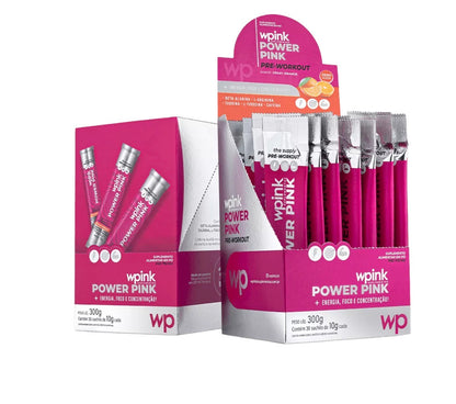power pink de laranja - pré-treino – 300g - wp