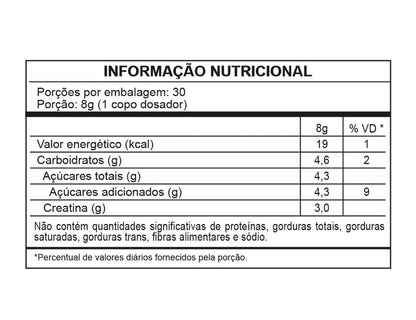 creatina de limão - 240g – wp